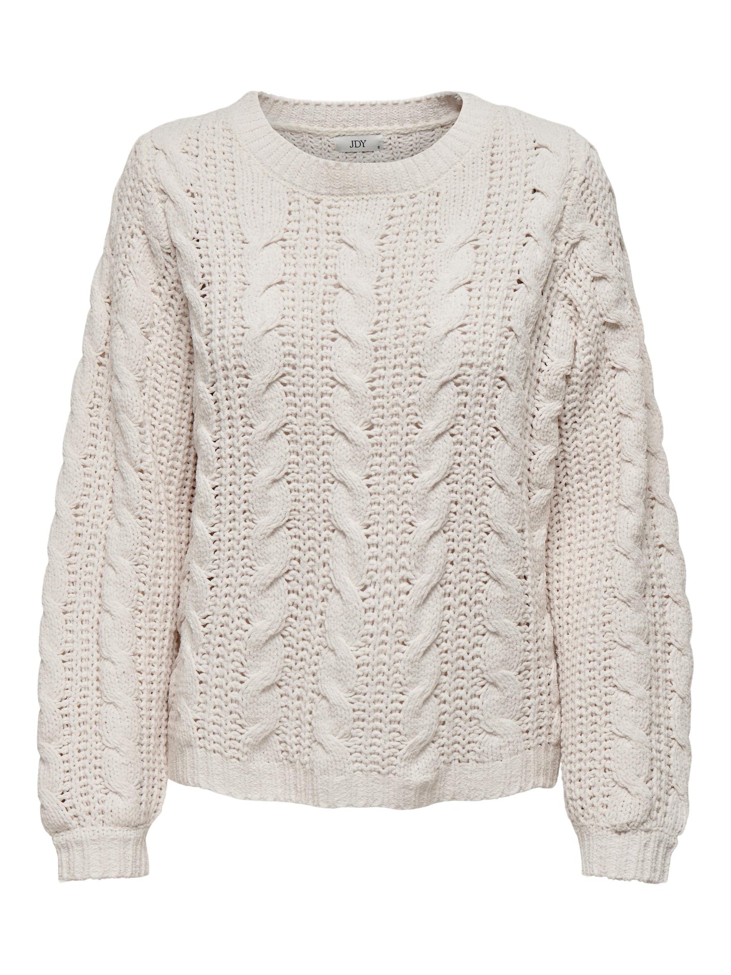 JDYJOSIA L/S CABLE FRONT PULLOVER KNT CLOUD DANCER