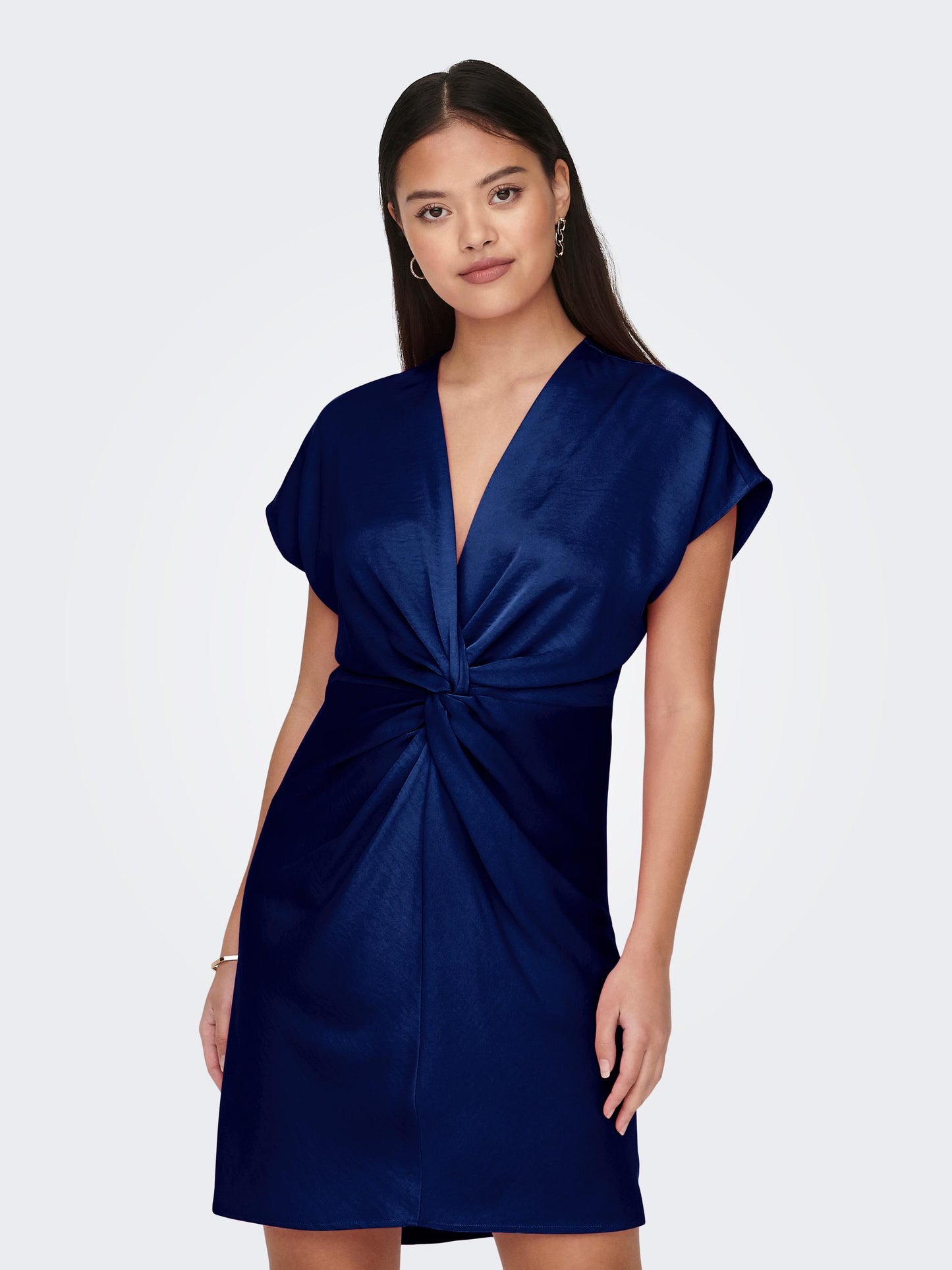 JDYURBA S/L DRESS WVN BELLWETHER BLUE